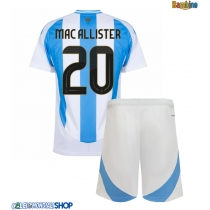 Maglie da calcio Argentina Alexis Mac Allister #20 Prima Maglia Bambino Copa America 2024 Manica Corta (+ Pantaloni corti)